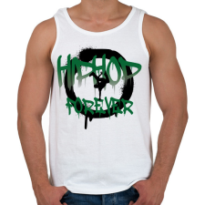 PRINTFASHION Hiphop forever - Férfi atléta - Fehér atléta, trikó