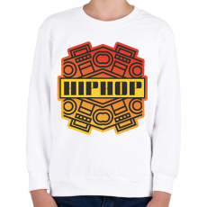 PRINTFASHION Hiphop - Gyerek pulóver - Fehér