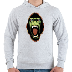 PRINTFASHION Hipnózis - Férfi kapucnis pulóver - Sport szürke
