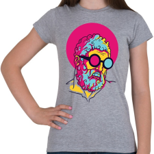 PRINTFASHION Hipszter - Női póló - Sport szürke női póló