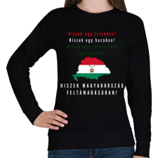 PRINTFASHION HISZEK EGY MINTA - Női pulóver - Fekete női pulóver, kardigán