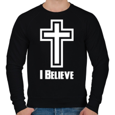 PRINTFASHION Hiszek - Férfi pulóver - Fekete férfi pulóver, kardigán