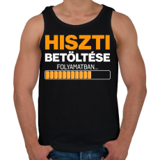 PRINTFASHION hiszti betöltése folyamatban - Férfi atléta - Fekete