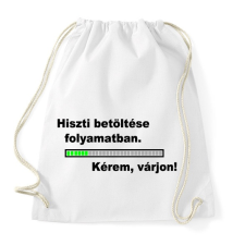 PRINTFASHION Hiszti betöltse folyamatban... - Sportzsák, Tornazsák - Fehér tornazsák