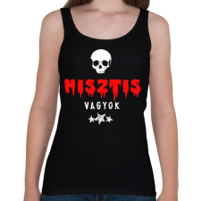 PRINTFASHION hisztis vagyok - Női atléta - Fekete női trikó