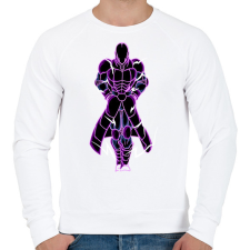 PRINTFASHION HIT - Férfi pulóver - Fehér férfi pulóver, kardigán
