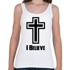 PRINTFASHION Hit - Női atléta - Fehér női trikó