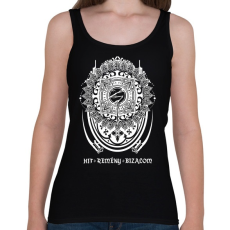 PRINTFASHION Hit, Remény és Bizalom - Női atléta - Fekete