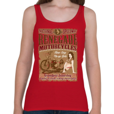 PRINTFASHION Hitehagyott  - Női atléta - Cseresznyepiros női trikó