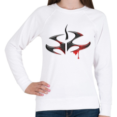 PRINTFASHION Hitman Logo - Női pulóver - Fehér
