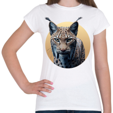 PRINTFASHION Hiúz - Női póló - Fehér