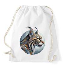 PRINTFASHION Hiúz - Sportzsák, Tornazsák - Fehér tornazsák