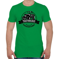 PRINTFASHION Hivatalosan elismert Traktorológus - Férfi póló - Zöld férfi póló