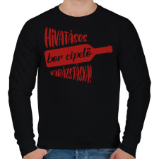 PRINTFASHION Hivatásos bor cipelő varázstáska - Táska minta - Férfi pulóver - Fekete férfi pulóver, kardigán