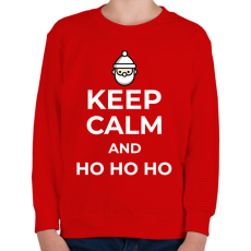 PRINTFASHION HO HO HO - Gyerek pulóver - Piros