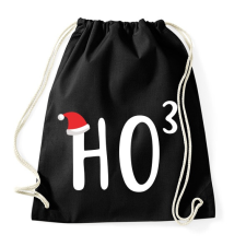 PRINTFASHION Ho Ho Ho - Sportzsák, Tornazsák - Fekete tornazsák