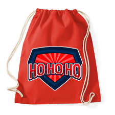 PRINTFASHION HO HO HO  - Sportzsák, Tornazsák - Piros tornazsák