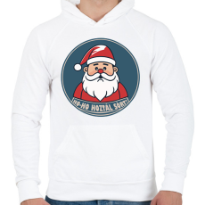 PRINTFASHION HO-HO HOZTÁL SÖRT_085937 - Férfi kapucnis pulóver - Fehér