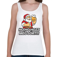 PRINTFASHION Ho ho hozz még sört! - Női atléta - Fehér női trikó