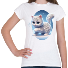 PRINTFASHION Hócica - Női póló - Fehér