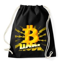 PRINTFASHION HODL 2 - Sportzsák, Tornazsák - Fekete tornazsák