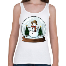 PRINTFASHION Hógömb - Női atléta - Fehér