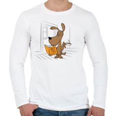 PRINTFASHION Hogyan trollkodj a macskákkal - Férfi hosszú ujjú póló - Fehér