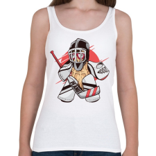 PRINTFASHION Hoki kapus - Női atléta - Fehér női trikó