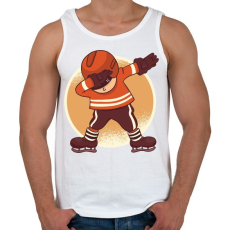 PRINTFASHION Hokis dab - Férfi atléta - Fehér