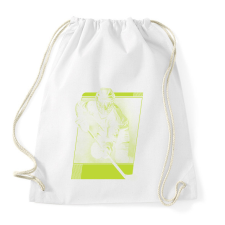 PRINTFASHION Hokista - Sportzsák, Tornazsák - Fehér tornazsák