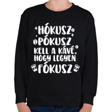 PRINTFASHION Hókusz Pókusz - Gyerek pulóver - Fekete