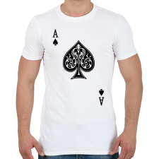 PRINTFASHION Hol az ász?! - Férfi póló - Fehér férfi póló