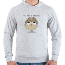 PRINTFASHION Hol van a kávém? - Férfi kapucnis pulóver - Sport szürke férfi pulóver, kardigán