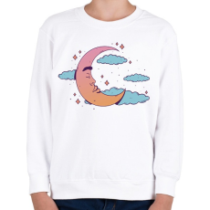 PRINTFASHION Hold - Gyerek pulóver - Fehér
