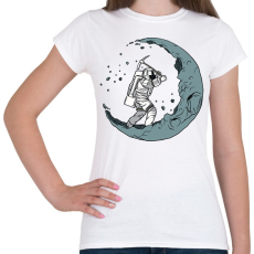 PRINTFASHION Holdásó - Női póló - Fehér