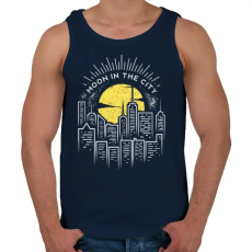 PRINTFASHION Holdfény  - Férfi atléta - Sötétkék