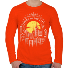 PRINTFASHION Holdfény  - Férfi hosszú ujjú póló - Narancs férfi póló