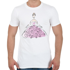 PRINTFASHION Hölgy - Férfi póló - Fehér férfi póló