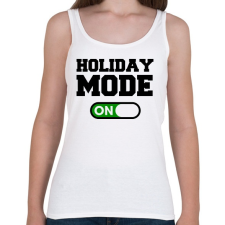 PRINTFASHION Holiday - Női atléta - Fehér női trikó