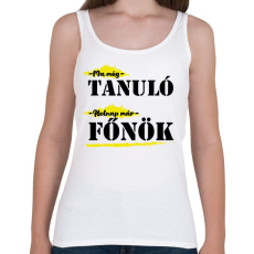 PRINTFASHION Holnap már főnök - Női atléta - Fehér