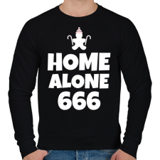 PRINTFASHION HOME ALONE 666 - Férfi pulóver - Fekete férfi pulóver, kardigán