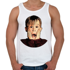 PRINTFASHION Home Alone - Férfi atléta - Fehér atléta, trikó