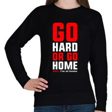 PRINTFASHION Home GYM - Női pulóver - Fekete