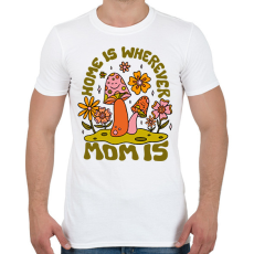 PRINTFASHION Home - Mom - Férfi póló - Fehér