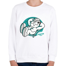 PRINTFASHION Home offiice forever - Gyerek pulóver - Fehér