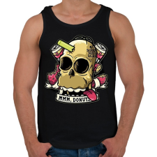 PRINTFASHION Homér koponya... - Férfi atléta - Fekete atléta, trikó