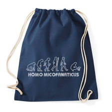 PRINTFASHION Homo micofanaticus (sötét) - Sportzsák, Tornazsák - Sötétkék tornazsák