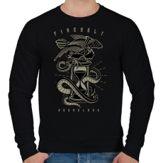 PRINTFASHION Homokóra - Férfi pulóver - Fekete