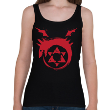 PRINTFASHION Homunculus - Női atléta - Fekete női trikó