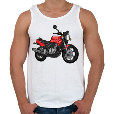 PRINTFASHION Honda Cb 500 y pc32 - Férfi atléta - Fehér atléta, trikó